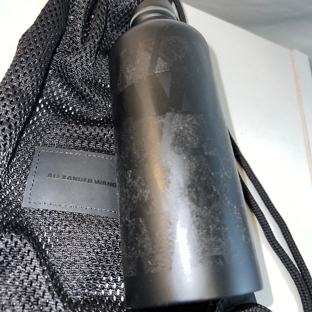 Alexander Wang H&M Black Water Bottle & Mesh Mini Backpack Set - 80% OFF SALE!!!